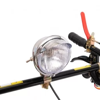 MOTOCULTIVADOR A DIESEL 9,0HP 418CC COM FAROL COM PNEUS E FACAS CULTIVADORA - VM