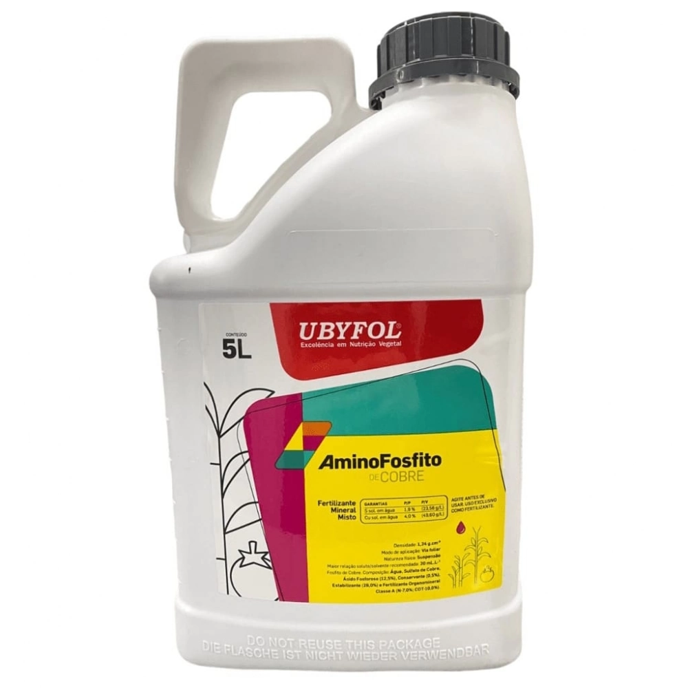 UBYFOL AMINOSFOFITO DE COBRE - 5LT