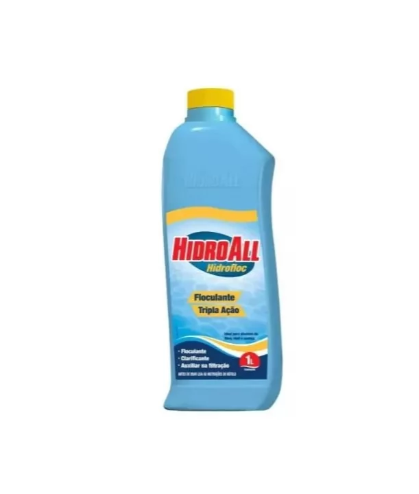 FLOCULANTE/CLARIFICANTE HIDROFLOC 1LT HIDROALL