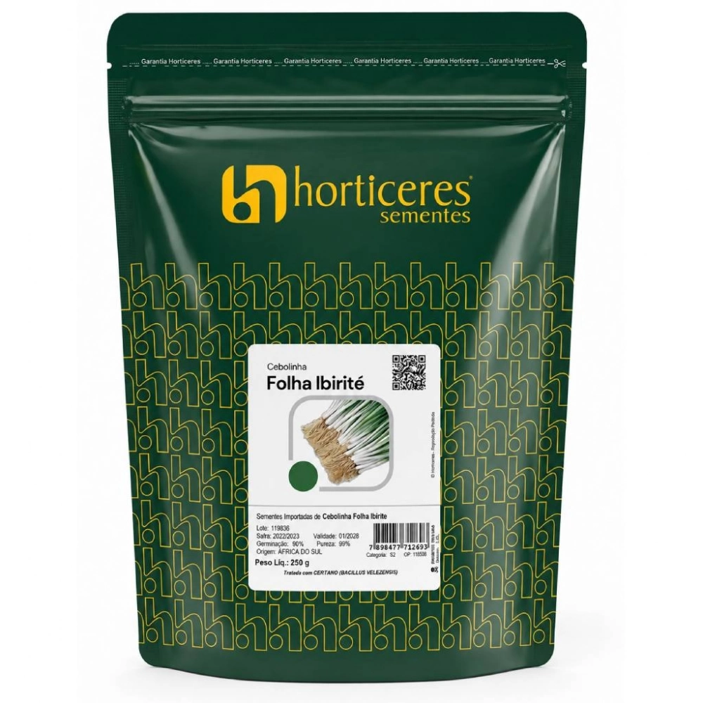 SEMENTE CEBOLINHA IBIRITE 250GR - HORTICERES