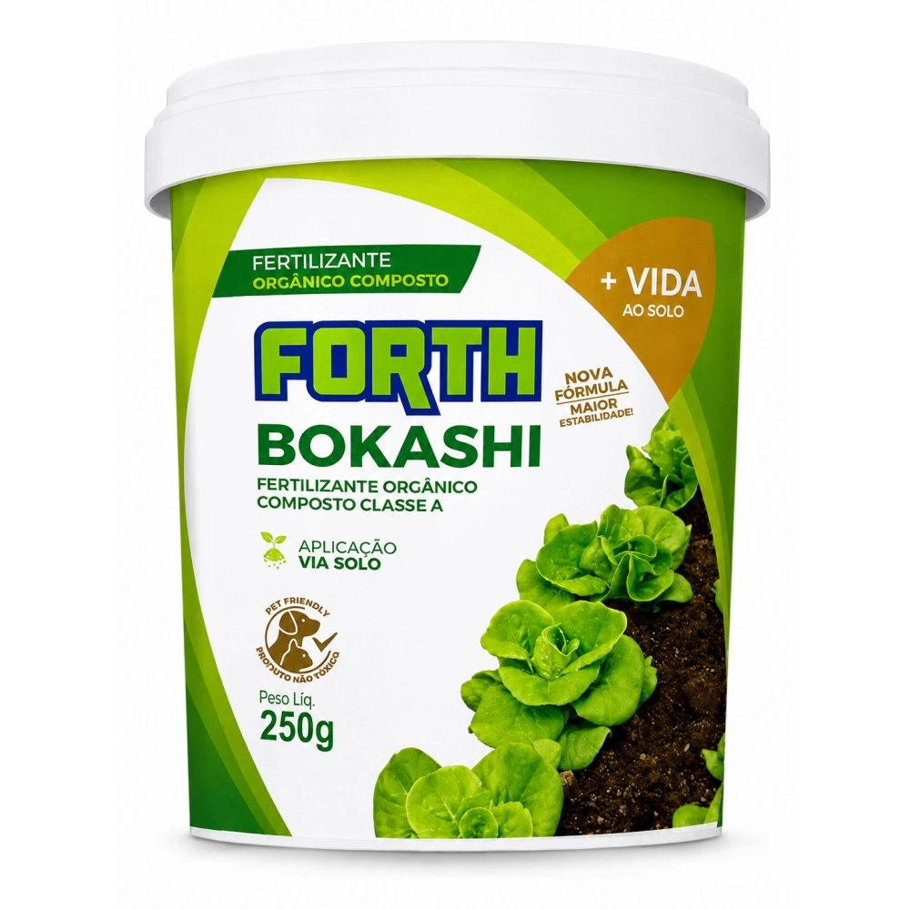 ADUBO ORGANICO FORTH BOKASHI 250GR - FORTH