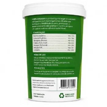 ADUBO ORGANICO FORTH BOKASHI 250GR - FORTH